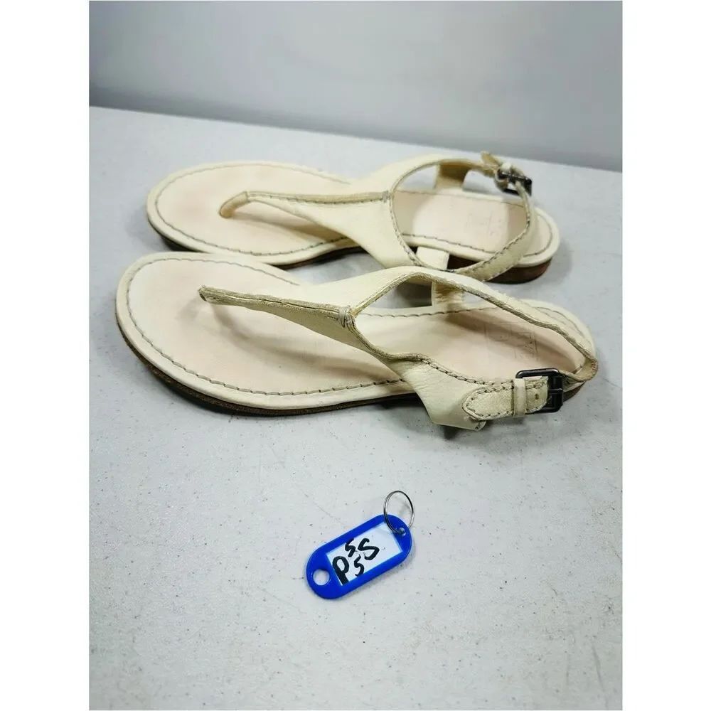 Frye Women's Ruth Whipstitch Flat Sandals size 7,5